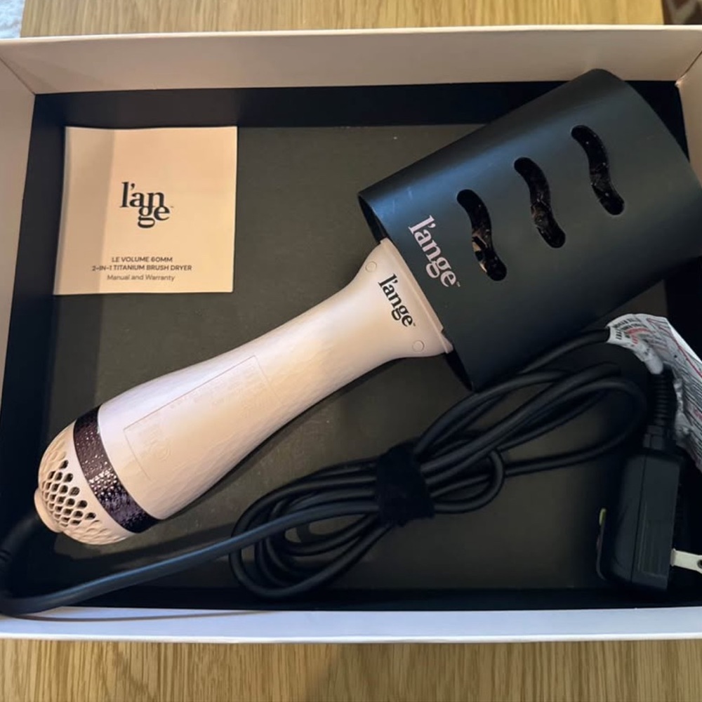 Lange Black and White Hair Dryer